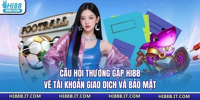 Câu hỏi thường gặp Hi88 về tài khoản giao dịch và bảo mật