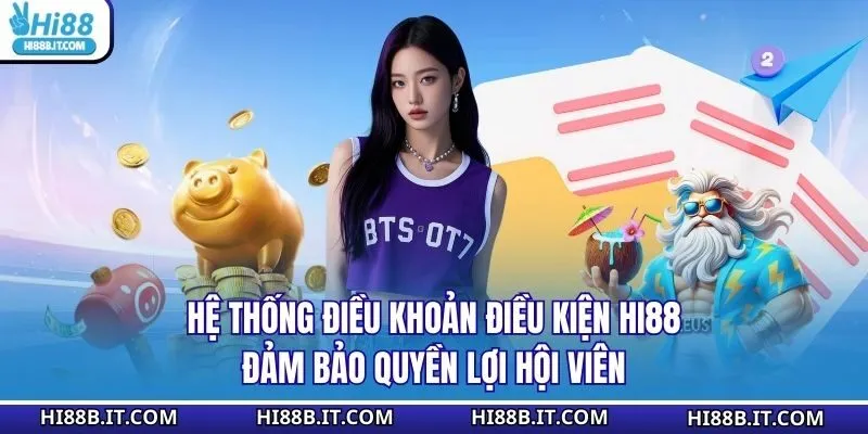 Hệ thống điều khoản điều kiện Hi88 đảm bảo quyền lợi hội viên