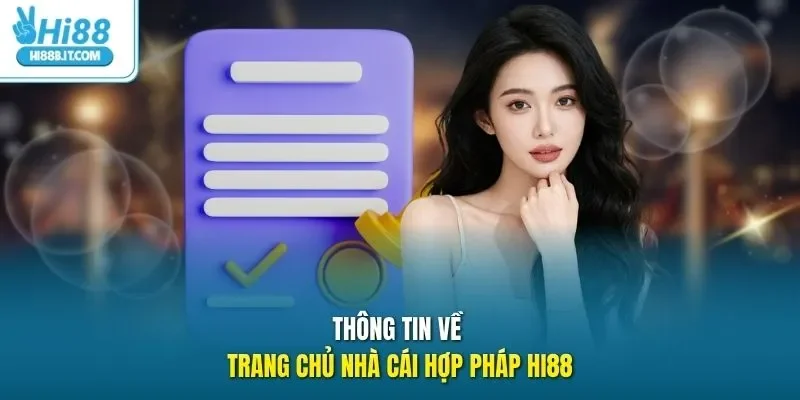 Thông tin về trang chủ nhà cái hợp pháp HI88